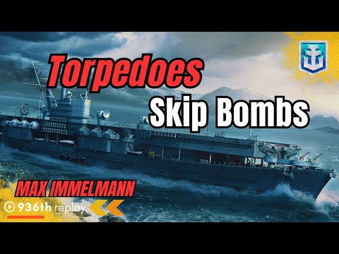 ACHTUNG:  Dominate the Battles with Carrier Max Immelmann World of Warships #wows #worldofwarships