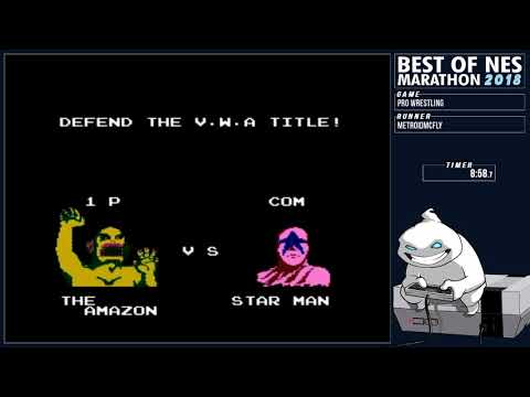 Best of NES Marathon 2018 - Pro Wrestling