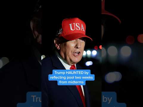 Trump HAUNTED by reflecting pool two weeks from midterms