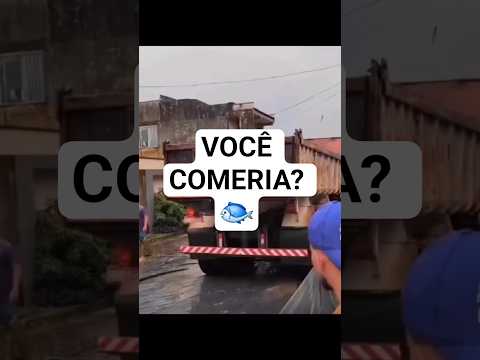 Peixes são distribuídos em caçamba de lixo 🙄 🐟