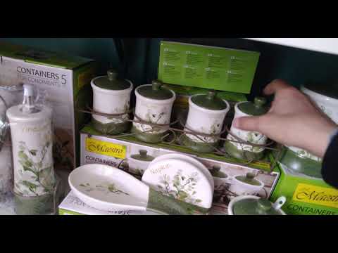 Набор для специй Maestro MR-20032-04CS Летний луг 4 керамические баночки с подставкой - фото 1 - id-p1135883732