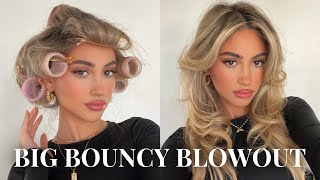 AT-HOME BLOWOUT W/ ROLLERS 💌 BIG & BOUNCY *updated*