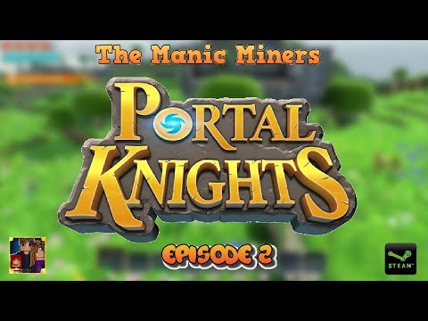 Let's Play Portal Knights Gameplay - Into the Portal - Co-op - Multiplayer - v1.0.2