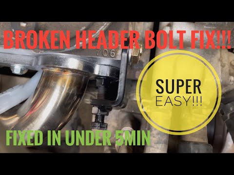 BROKEN HEADER BOLT FIX IN LESS THAN 5 MINUTES‼️Chevy Silverado 5.3 V8 LM7