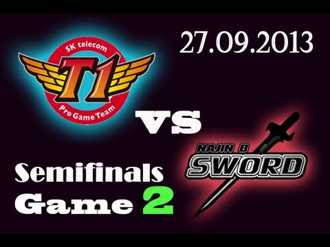 NJS vs SKTT1 | NaJin Black Sword vs SK Telecom T1 Game 2 | SemiFinals D1 G2 | Worlds 2013 S3 VOD
