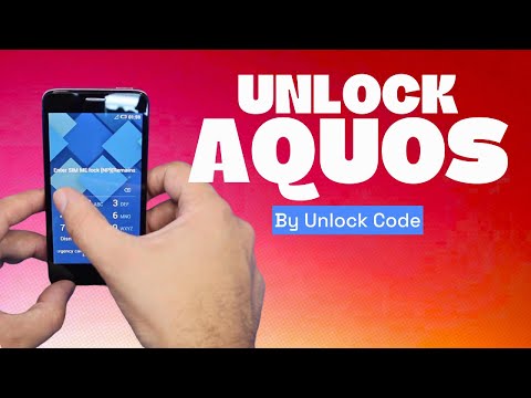How to Unlock Any SHARP Aquos Phone from Japanese Networks | Works on All Models.