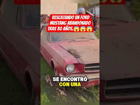 ​¡ENCONTRADO! Rescatando un Ford Mustang abandonado tras 30 años.