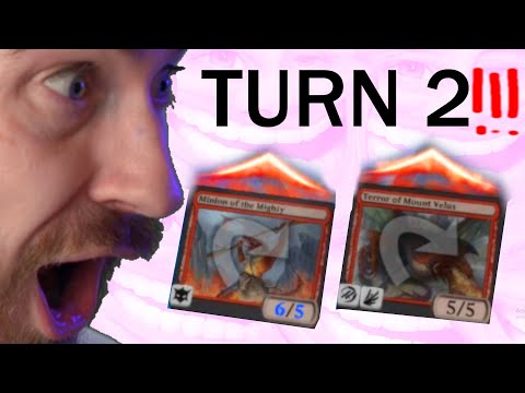 SO YOU CAN WIN BEFORE THEIR SECOND LAND... IN STANDARD!? WIZARDS!? Minion Velus Standard MTG DnD