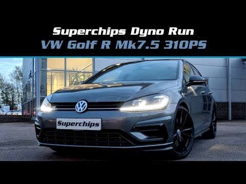 Superchips Dyno Run - VW Golf R Mk7.5 310PS