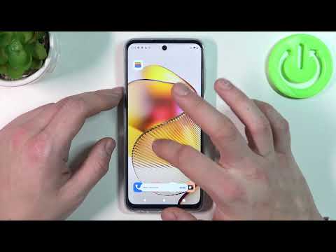 How to Remove & Restore Messages Icon from the Screen on MOTOROLA Moto G73? - Manage Icons