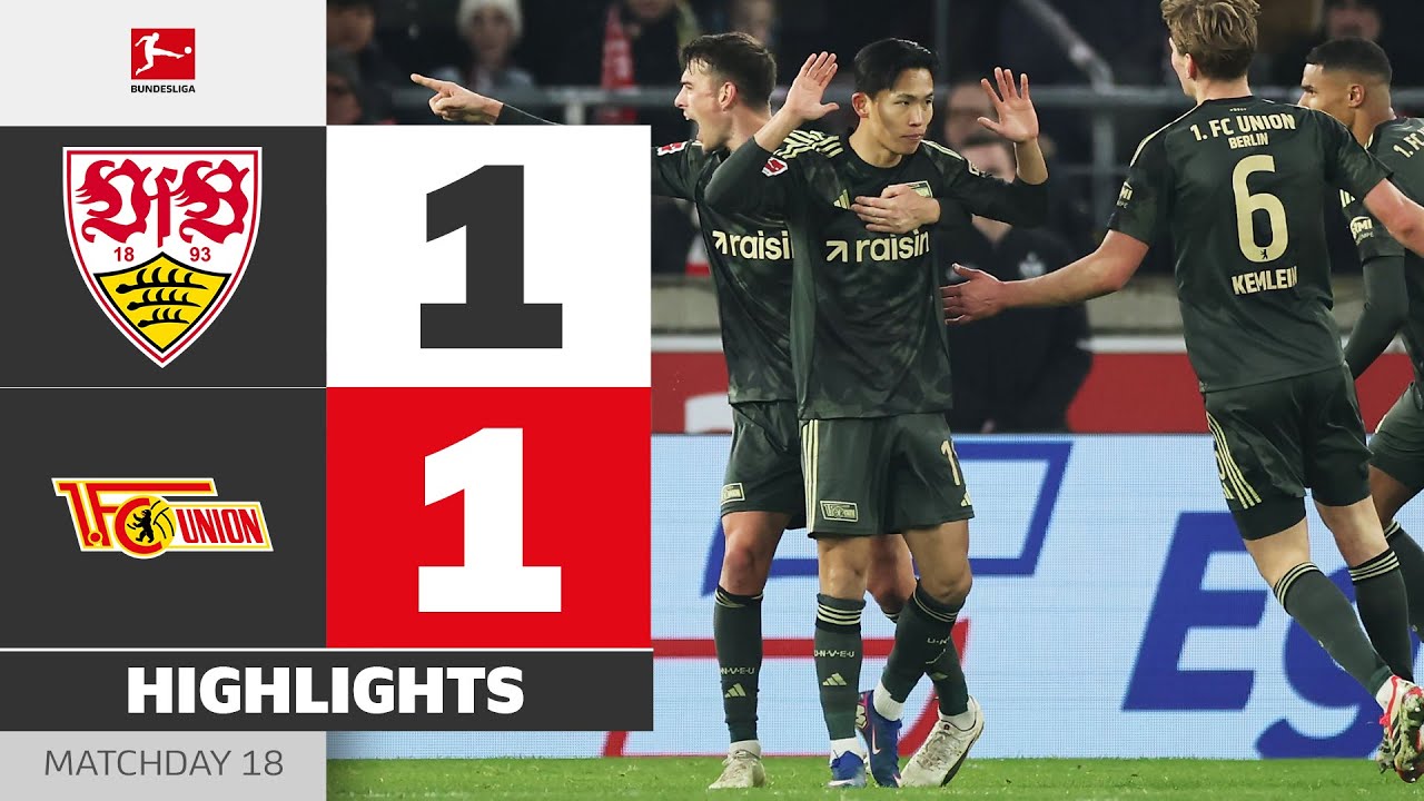 VfB Stuttgart vs 1.  Union Berlin Highlights