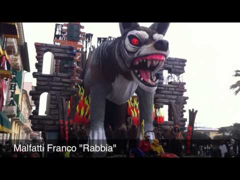 CARNEVALE Di Viareggio 2012 Primo Corso Mascherato