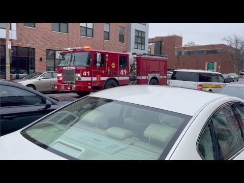 Boston Fire Responding | Ladder 14 and Engine 41
