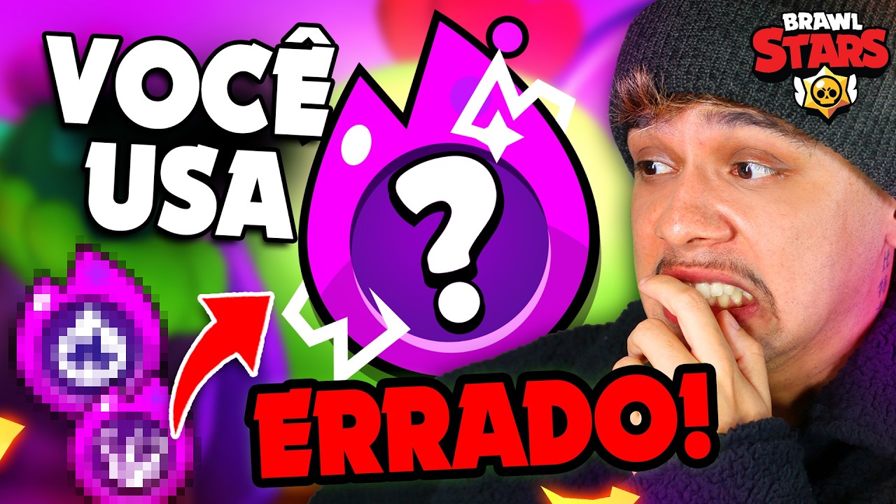 5 HIPERCARGAS que VOCÊ USA *ERRADO* no BRAWL STARS ⚠️