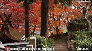 preview picture of video '広島の風景 2014 秋 Part 92 鳳源寺 11.21 2/2 広島県三次市 Scenery of Hiroshima 2014 Autumn,Hogenji Templ,Miyoshi'