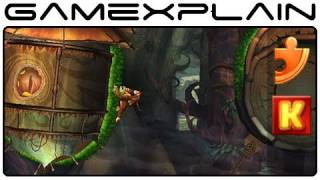 Donkey Kong Country Returns: 5-2 Clingy Swingy (Puzzle Pieces, KONG Letters Guide, Walkthrough)