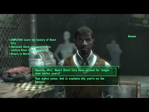 Fallout 3 Part 20 - Wasteland Survival Guide - Rivet City History/Talk To Pinkerton