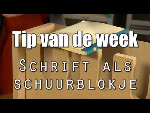 Hoe schuren op moeilijk bereikbare plekken?