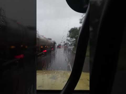 trajetória de Brasília a Senador canedo Go , chuva do início ao destino!