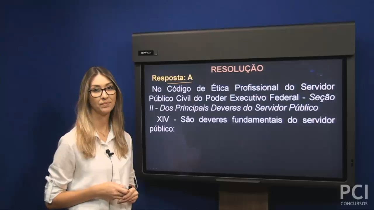 Questão comentada - 30 - Ética na Administração - Princípios e Deveres do Servidor Público