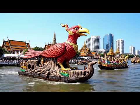 Sacred Buddha Procession on the River 🌊✨#Buddha #BuddhistCeremony #SacredRitual #RiverFestival