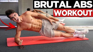 5 MIN BRUTAL AB WORKOUT (FAST & FIT ABS NO EQUIPMENT!)