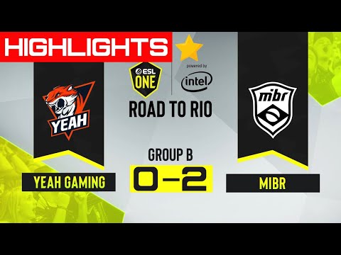 Yeah 0-2 MIBR - Mirage Map 2 | ESL One: Road to Rio NA Group B