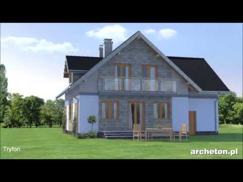 Projekt domu Tryfon - archeton.pl