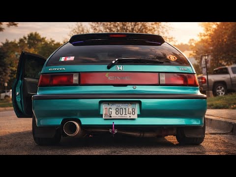 1991 Honda Civic Catback exhaust sytem replacement (Before & After)