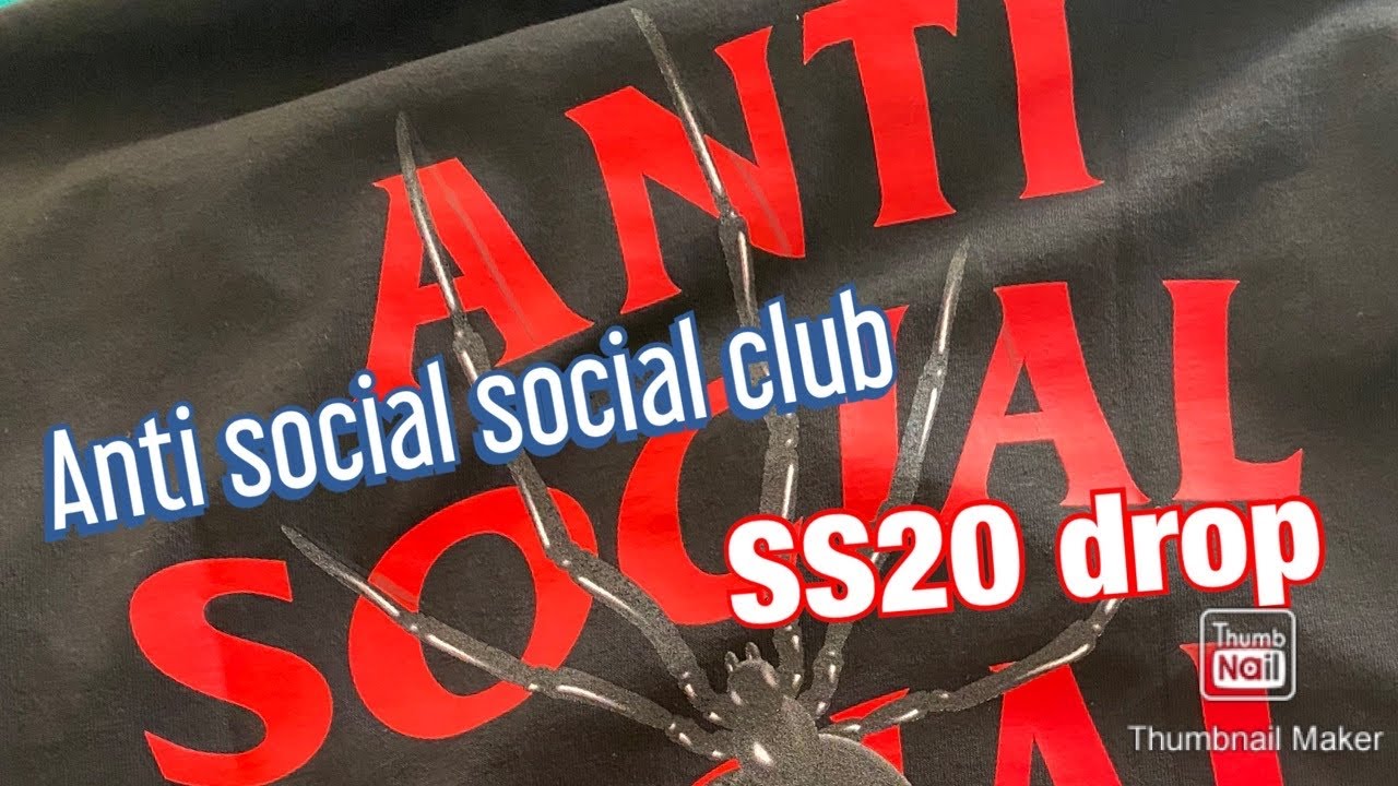 Watch video Anti social social club ss20 t-shirt review and try on Now Anti social social club ss20 t-shirt review and try on