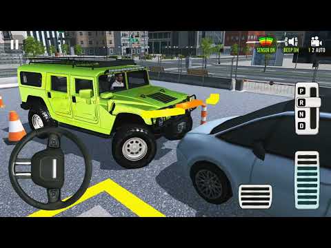 New Driving School 2026: Hummer H1 Extreme Parking-Multi-Level License Test | Gameplay Sim Drive 3D