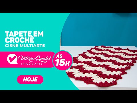 Learn how to make a crochet rug #Coatscorrente #Knitting #tejer