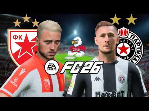 Crvena Zvezda vs Partizan VECITI DERBI EA FC 26 Prediction #eafc26