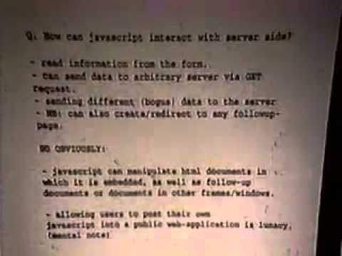 DEF CON 7 - Tom - Security problems associated with client-side scripting