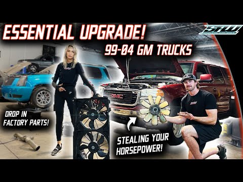 FACTORY Electric Fan Conversion! Best Mod For 99-04 Silverado/Sierra/Yukon/Tahoe (Free Horsepower!)