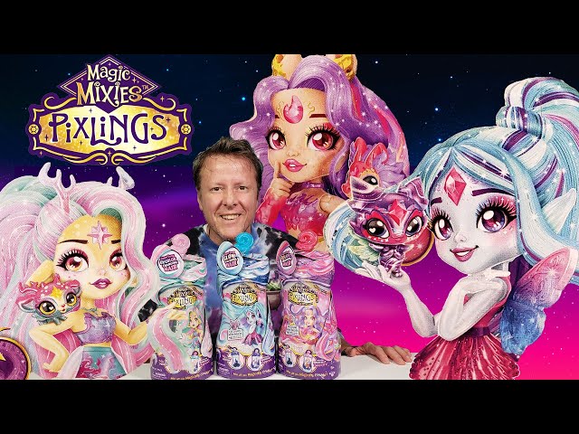 Vídeo relacionado con Magic Mixies - Pixlings Deluxe Pack Flyt The Dragonfly Pixling Now with Shimmer Reveal! CREA y Mezcla una poción mágica Que Revela mágicamente una Hermosa muñeca Pixling de 6.5 Pulgadas