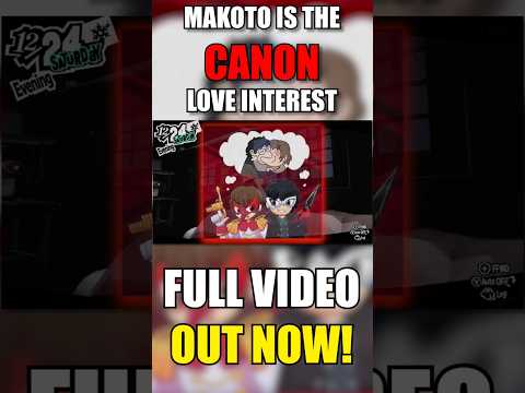 Makoto is the Canon Persona 5 Love Interest #shorts #persona #viral