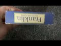 Franklin Franklin Plays The Game 1998 VHS Review