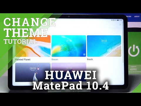 How to Change Theme in HUAWEI MatePad 10.4 – Find Personalization Options