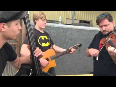 Fiddlers Frolics, Hallettsville, TX 2016 parking lot