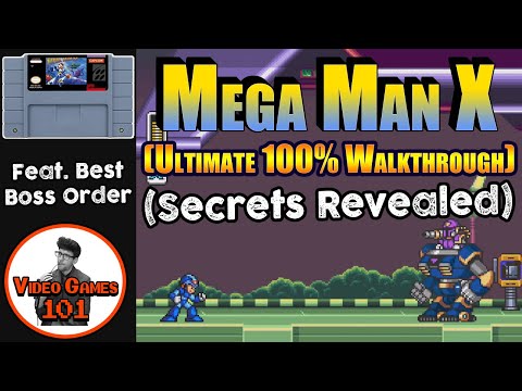 Mega Man X Walkthrough | 100% Guide w/Boss Order | Video Games 101 - YouTube