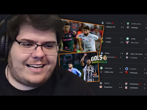 CASIMIRO REAGE: GOLS DA RODADA 27 - BRASILEIRÃO 2023 | Cortes do Casimito