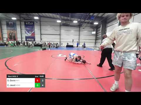 120 lbs Rr Rnd 3   Drew Davis, Patton Trained Blue vs Cole Jaust, Iron Horse Wrestling Club Blue