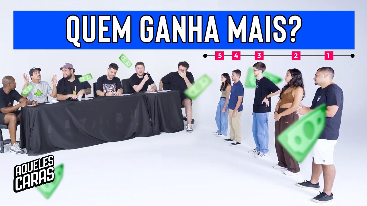 O RANKING: QUEM GANHA MAIS POR MÊS?