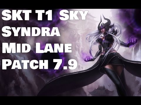 SKT T1 Sky - Syndra vs Karthus Patch 7.9