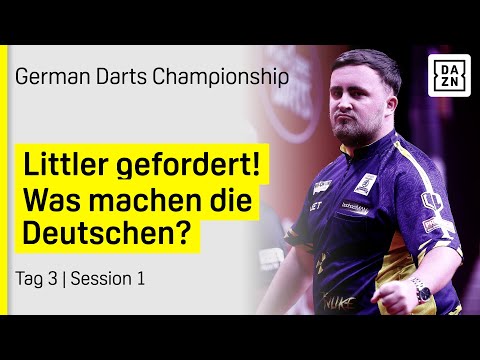 Was machen Littler, MvG und Co.? German Darts Championship | Tag 3 Session 1 | DAZN Highlights