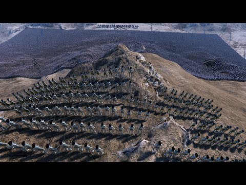Can 60.000 Orc Get Top of Volcano from Elven Huntress ? Ultimate Epic Battle Simulator