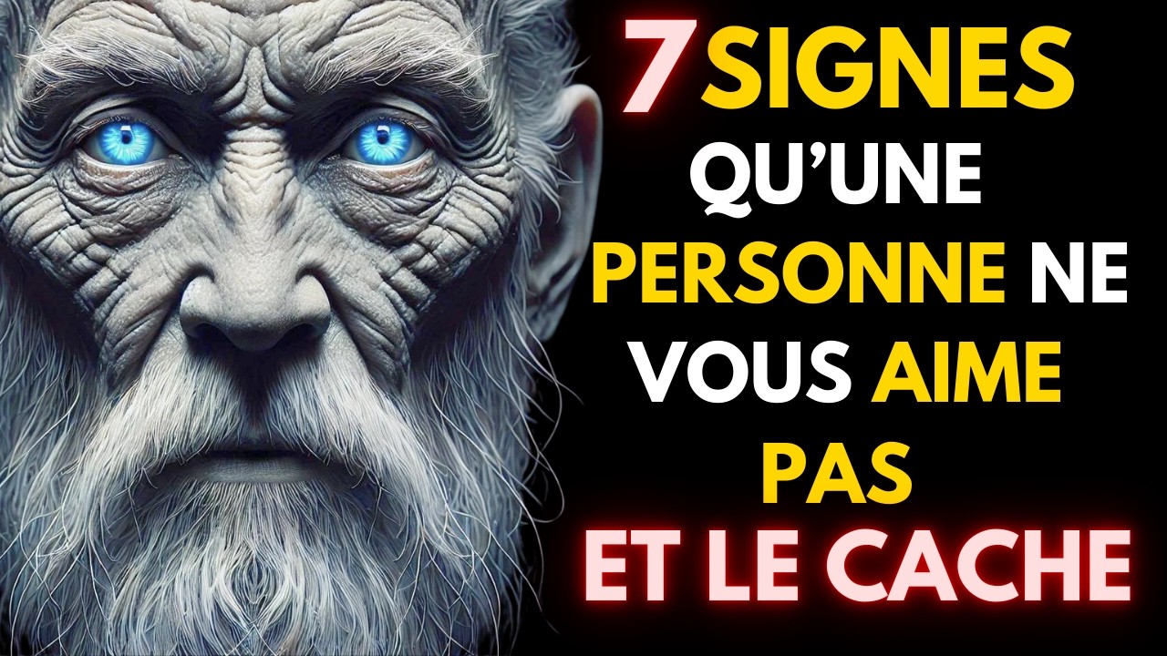7 SIGNES CACHÉS QUE QUELQU’UN NE VOUS AIME PAS | PHILOSOPHIE STOCÏENNE