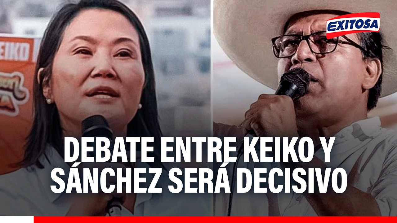 🔴🔵 Debate presidencial entre Keiko Fujimori y Roberto Sánchez sería más político y decisivo