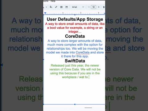 AppStorage vs. CoreData vs. SwiftData 🫠 | App on shorts #64